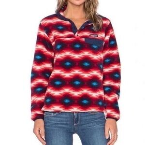 Patagonia Synchilla Snap-T Fleece Pullover | | Women’s Large | Aztec Print